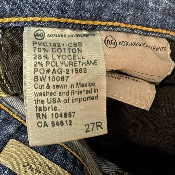 AG Adriano Goldschmied Jeans The Jessie Curvy Boot Cut Western Classic - Size 27 - Picture 8 of 8